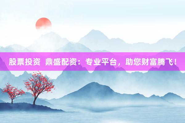 股票投资  鼎盛配资：专业平台，助您财富腾飞！