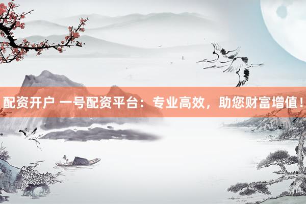 配资开户 一号配资平台：专业高效，助您财富增值！