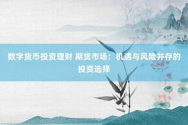 数字货币投资理财 期货市场：机遇与风险并存的投资选择